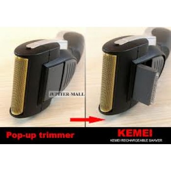 KEMEI RECHARGEABLE SHAVER KM–1720-Plus-Scalier Energy Pendent FREE-Worth-Rs.799